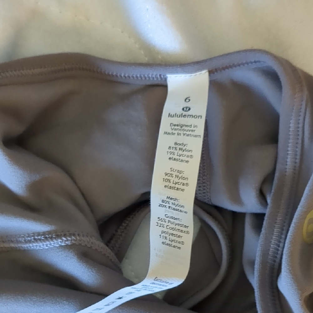 lululemon athletica Grey Purple Bodysuit Leotard - Picture 3 of 6